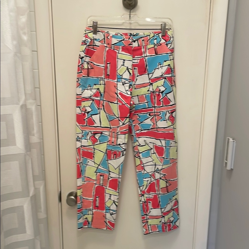 Talbots Geometric Print Pants